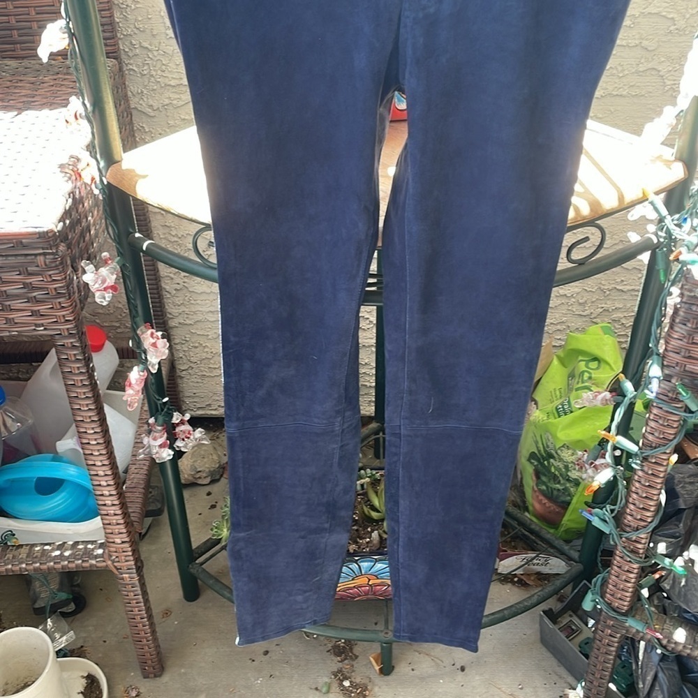J Brand Leather Skinny Pants #6 - Picture 2 of 11